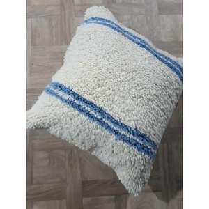 Funda de Almohada Marroquí Hecha a Mano, Funda de Cojín Tradicional Bereber, Cojín Decorativo Boho para Sofá, Almohada Decorativa de Algodón para el Hogar - Product Image 1