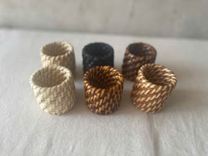 Especial del proveedor con servilletero de ratán natural de mezcla de colores para configurar para cocina, restaurante y accesorio de hotel - Product Image 2