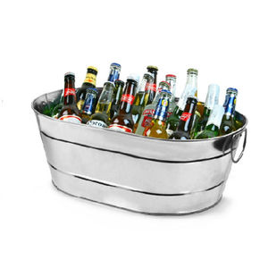Stainless Steel <b>Wine</b> Bucket in Modern Design with Simple Decorative Features Perfect for Bar Ware and Events - Product Image 6