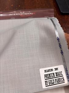 Tissu Poly Viscose Magic Gold de qualité supérieure 58 Largeur Polyester Textile pour la couture Prêt pour l'exportation - Product Image 4