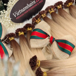 Meilleure vente 2025 Extensions de cheveux vierges crus vietnamiens crépus de haute qualité à boucles corporelles Pointe plate Cuticule complète Prix de gros - Product Image 1
