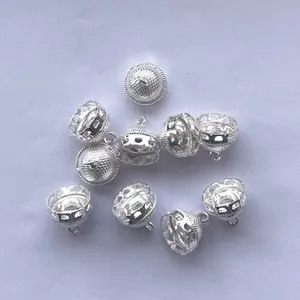 14mm 925 Sterling Silver Spacer Flower End Bead Caps Minúsculo Handmade Ouro Micron Beads DIY Spacer Jóias Fazendo Alibaba 2023 Cap