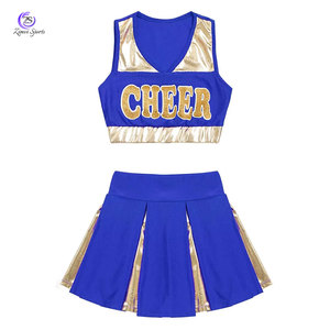 Venta directa de fábrica Uniforme de porristas sin mangas Nuevo estilo Ropa deportiva Uniforme de porristas - Product Image 3