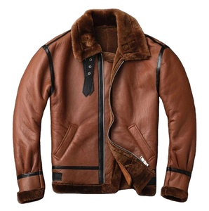 แจ็คเก็ตหนังผู้ชายขายดีรุ่นล่าสุด คุณภาพพรีเมียม ตัดเย็บอย่างประณีต ขายส่ง สไตล์ใหม่สำหรับแจ็คเก็ตหนังผู้ชาย - Product Image 1