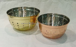 Panier-passoire de cuisine élégant en acier inoxydable Conception en maille Draine sans effort les pâtes de riz Passoire multi-usages Utilisation domestique des fruits - Product Image 6