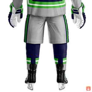 Vêtements de sport unisexes de hockey sur glace brodés avec logo personnalisé vêtements d'uniforme respirant à séchage rapide de hockey sur glace taille personnalisée Meilleures ventes - Product Image 6