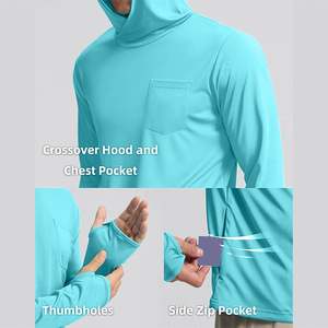เสื้อฮู้ดสำหรับผู้ชาย, เสื้อฮู้ดสำหรับตกปลากันแดดกันแดดสำหรับสวมใส่ในฤดูร้อน - Product Image 5