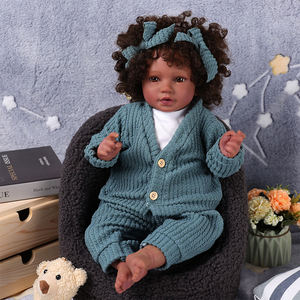 Babeside Callie 20 ''<span class=keywords><strong>bambola</strong></span> <span class=keywords><strong>realistica</strong></span> Reborn bambole in Silicone afroamericano bambole con capelli fatti a mano - Product Image 4