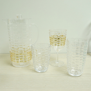 เครื่องแก้วทรงสูง13ออนซ์ทำจากไต้หวันไม่แตกดีไซน์แบบถ้วยพลาสติกข้าวโพดใสไม่แตกหัก - Product Image 6