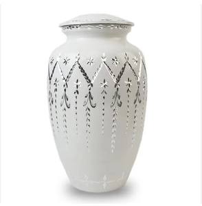 Urna de cremación de recuerdo de aluminio multicolor azul mármol - Product Image 5