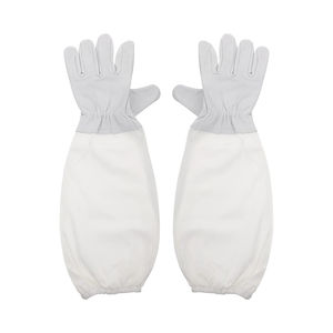 Cómodos guantes de apicultura con mangas largas Buen material de cuero Ropa de seguridad - Product Image 5