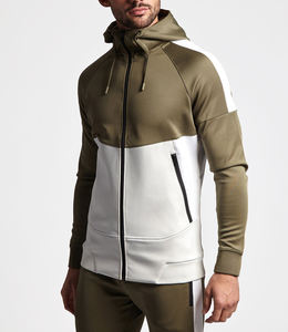Chándal Deportivo Personalizado con Logotipo 2022, Resistente al Viento, Elástico en Cuatro Direcciones, 100% Algodón, Sudadera con Capucha para Hombre, Venta al Por Mayor - Product Image 2