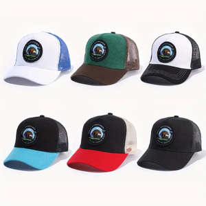 Gorra de Béisbol Unisex Informal de Mezcla de Algodón Transpirable con Malla, Diseño Artístico con Estampado de Estrellas Número 1, Gorra Trucker de Moda para Playa y Aire Libre - Product Image 6