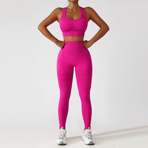Conjunto de Yoga de entrenamiento para mujer 2025, Material sólido duradero con patrón a cuadros, ropa deportiva para gimnasio y Fitness para entrenamiento y ropa de gimnasio - Product Image 6