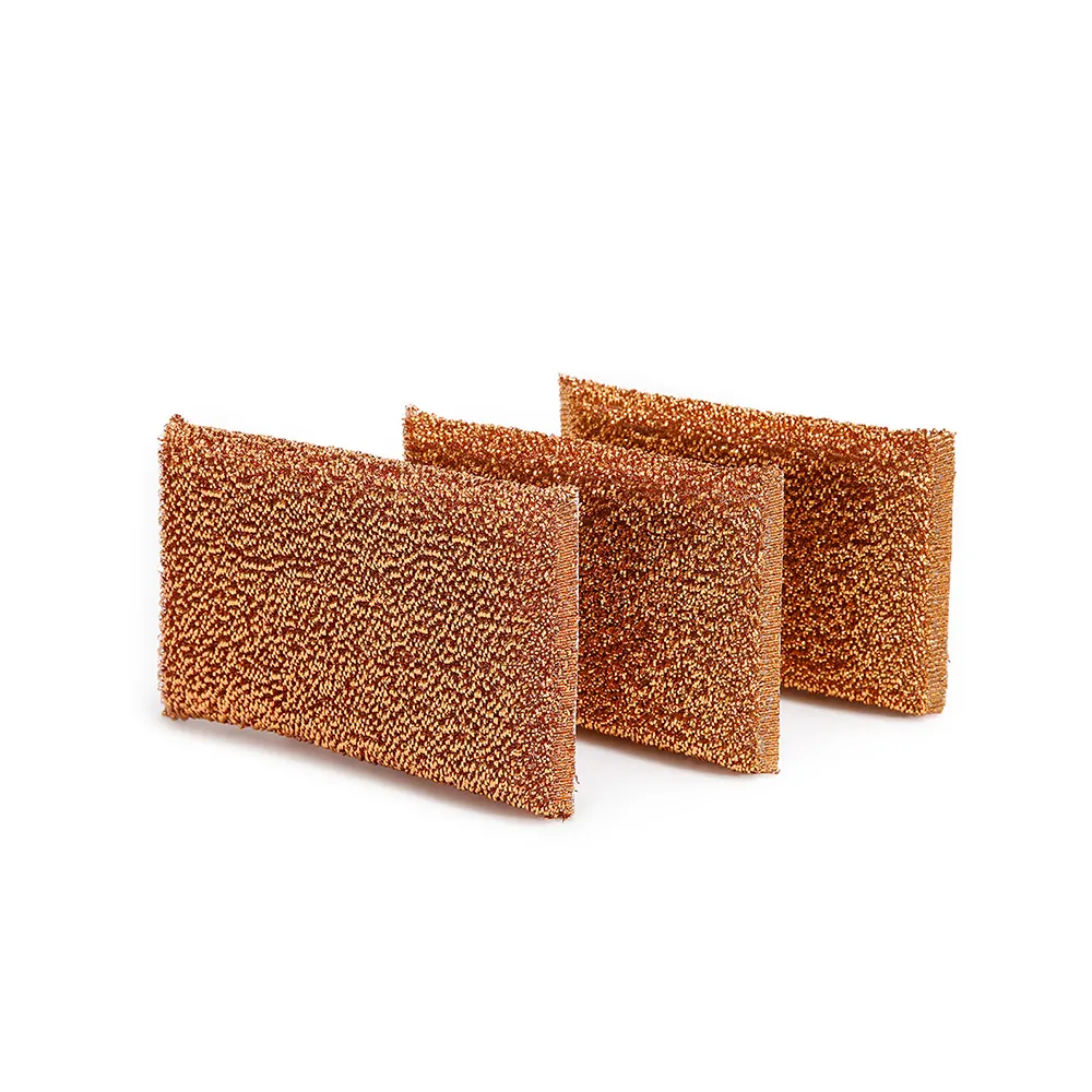 Ranking Top Scouring Pads Copper Powder Kitchen Sponge Pot Scourer Mesh Steel Sponge Multipurpose Cleaning Tool