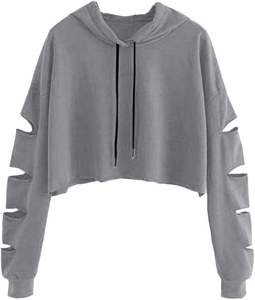 Sudadera con capucha de gran tamaño con logotipo personalizado a la moda para mujer, ropa de calle, Jersey, Sudadera con capucha, proveedor OEM - Product Image 4