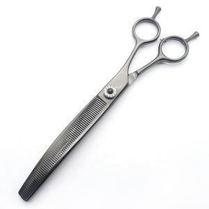 Ocean Blue Titanium Professional Pet Grooming Thinning Scissors <b>Kit</b> 6.5 Inch 440C Stainless Steel - Product Image 1