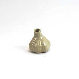 CBD4003WT - Petit vase en céramique pour bourgeons d'ail - 3 L x 3,3 H - Product Image 1
