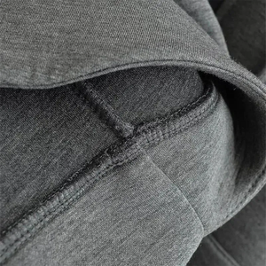 Sudadera con capucha para hombre al por mayor, 100% algodón, con cremallera completa, informal, con cordón y bolsillo canguro, suministro a granel, marca privada - Product Image 5