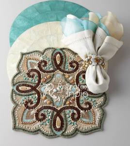 Manteles individuales con cuentas decorativas, producto vendido en India, a precio competitivo, proveedor y fabricación a granel por refractex - Product Image 5