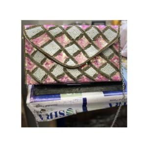 Bohème femmes fabriqués à la main PU coton perlé sac de messager broderie nouveau fil pochette pour plage soirée Shopping - Product Image 5