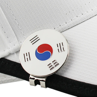 Marqueur de balle de golf Clip de chapeau de golf magnétique divers styles un putt crâne de tigre Follwer visage accessoires de golf livraison directe