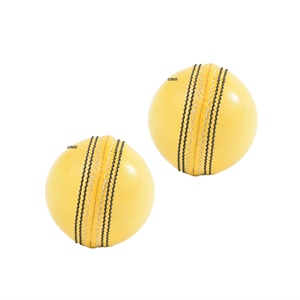 Balle dure de cricket d'approvisionnement direct d'usine forte adhérence Logo personnalisé balles de cricket de vêtements de sport à haute pression - Product Image 6