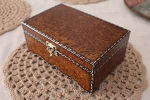 Boîte en bois d'acacia antique boîte de super qualité pour bijoux boîte à bijoux unique pour la maison et les bijoux antiques - Product Image 5