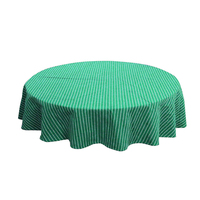 Couverture de table de nappe de plongée ignifuge sans plis à tricoter extensible bleu