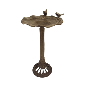 Bain d'oiseaux galvanisé fini mosaïque avec support en métal Design unique fabriqué à la main pour balcon de jardin Utilisation extérieure décorative - Product Image 5