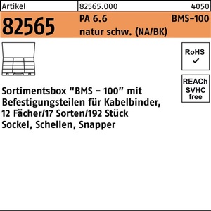 Cable Management Assortment Box R 82565 BMS-100 PA 6.6 1 Piece by HellermannTyton - Product Image 1