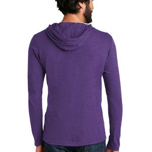 Sudadera con capucha blanca de algodón ligero personalizada para hombres - Product Image 3