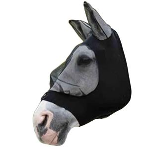 Masque anti-mouches pour chevaux en maille souple réglable au design unique, respirant, léger, protection contre les moustiques et les insectes, masque d'équitation - Product Image 2