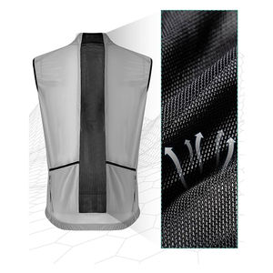 Chaleco de Ciclismo Personalizado con Diseño Nuevo 2026, Chaleco de Ciclismo sin Mangas para Hombre, Transpirable, con Cremallera - Product Image 3