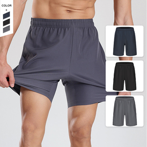 2024 nouveaux hommes été glace soie séchage rapide basket-ball Shorts XL taille décontracté exercice course pantalon avec poches motif solide - Product Image 6