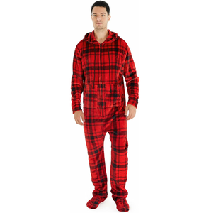 ชุดนอนผู้ชายแบบมีซิปชุดวันซี่มีกระเป๋าชุดนอนหรูหราระบายอากาศได้กำหนดเอง2025ชุดวันซี่มีซิปดีไซน์ล่าสุด - Product Image 4