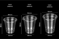 Gobelets à eau de jus en plastique jetables personnalisés Offre Spéciale en usine pour la maison fête utilisation de la compagnie aérienne