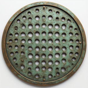 Drain de sol de salle de bain contemporain haut de gamme en acier inoxydable, construction en laiton, bords de précision contrôlés par ordinateur, hôtel moderne - Product Image 6