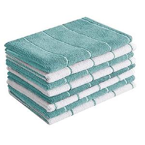 Serviettes de cuisine personnalisées 100% coton biologique à séchage rapide, antiadhésives, haute qualité, réutilisables, certificat GOTS - Product Image 2