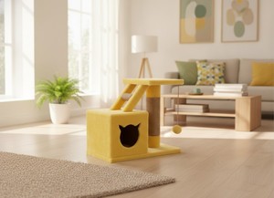 เสาข่วนคุณภาพสูง Amistar Golden Liner สำหรับแมวทุกสายพันธุ์และทุกขนาด - Product Image 6