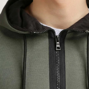 Transpirable y de secado rápido Ligero Hombres Cremallera Sudadera con capucha Diseñe su propio estilo Totalmente personalizado Hombres Cremallera Sudadera con capucha para la venta - Product Image 5