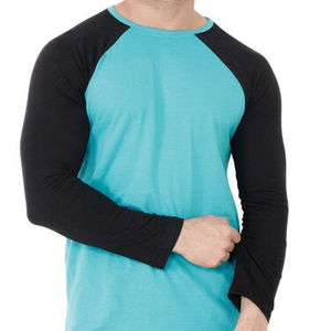 Personnalisé femmes Raglan 3/4 manches Baseball t-shirt 2024 nouveauté hommes t-shirts raglan bonne qualité personnalisé raglan t-shirt - Product Image 1
