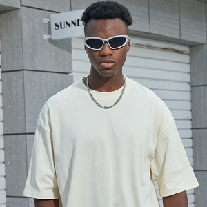 Blank Oversized Tshirt Custom logo <b>Heavyweight</b> Cotton Streetwear <b>Men</b> <b>t</b> <b>Shirt</b> <b>T</b>-<b>shirt</b> for <b>men</b> - Product Image 4