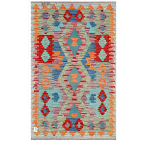 Tapis Kilim Maimana Afghanistan 123 x 79 cm, décoration murale - Product Image 1