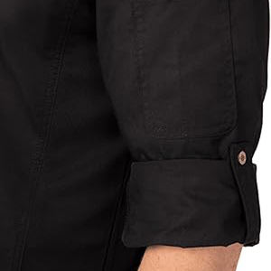 Professional Cotton Long Sleeve <strong>Chef</strong> Coat with Stylish <strong>Buttons</strong> Culinary Uniform <strong>Jacket</strong> for Restaurant Hotel Kitchen Staff Wear - Product Image 6