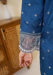 Wholesale Ready to Wear Embroidered Pakistani Salwar Kameez Suit for Women Eid Festival Muslim Ethnic <b>Dress</b> OEM from pakistan - Product Image 4