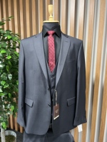 Costume d'élite professionnel pour homme, grande taille, en viscose et polyester de qualité turque, anti-plis, croisé, pour affaires et occasions décontractées