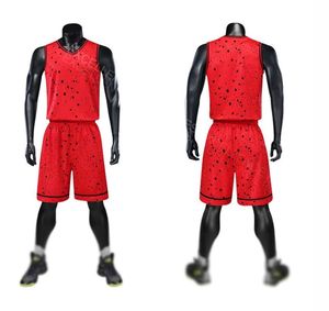 Uniformes de basket-ball sur mesure, logo personnalisé, couleurs personnalisées, unisexe, grandes tailles, respirant, séchage rapide, 100% polyester, sans manches - Product Image 6