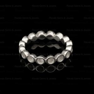 Best-seller : composants de bijoux en argent sterling 925 massif, sertissage semi-monté de 3 mm, pour pierres précieuses, résine, cendres - Product Image 6