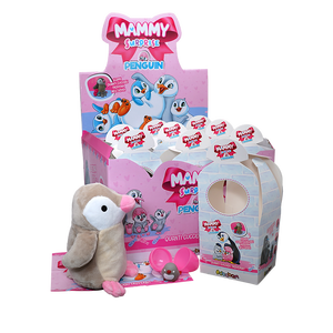 Sbabam Penguin Peluche Suave de Mammy Surprise Walkers & Pull Toys para Niños - Product Image 1